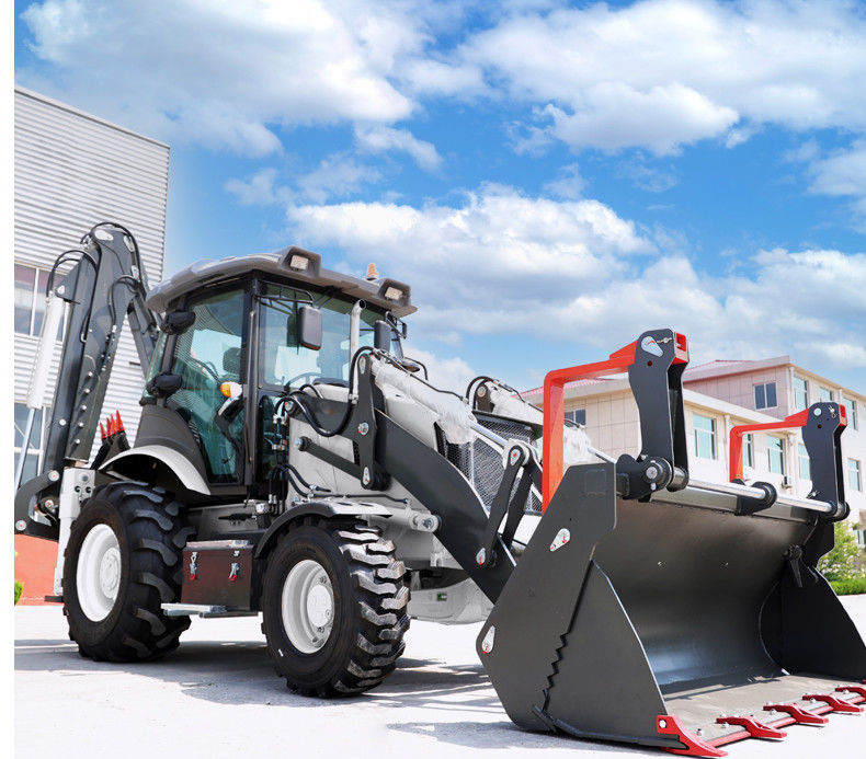 Diesel tractor loader Backhoe 1,2 ton Landbouw tractor machine 0.1cbm emmer