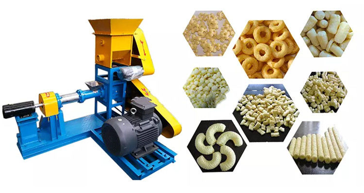 Onmiddelijke werking Mini Maïs Puff Extruder Machine Kleine snack maker met motor