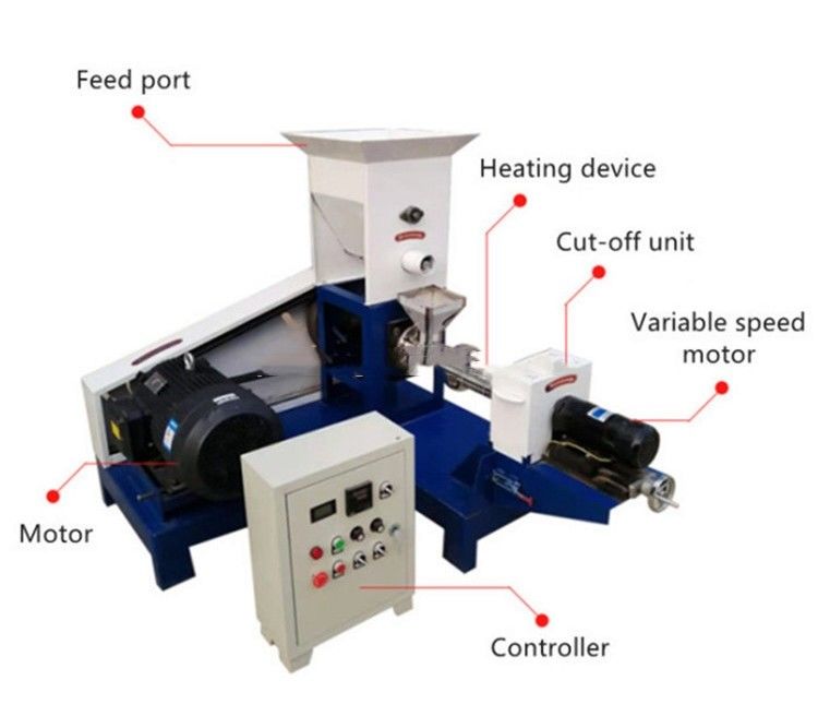 Onmiddelijke werking Mini Maïs Puff Extruder Machine Kleine snack maker met motor