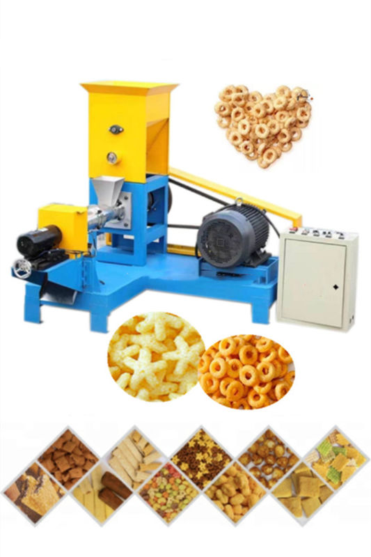 Onmiddelijke werking Mini Maïs Puff Extruder Machine Kleine snack maker met motor