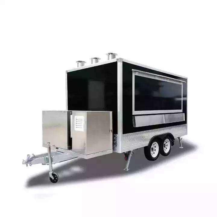 Groothandel Voedseltrucks mobiele fastfoodtrailers/Outdoor mobiele foodtrailers te koop