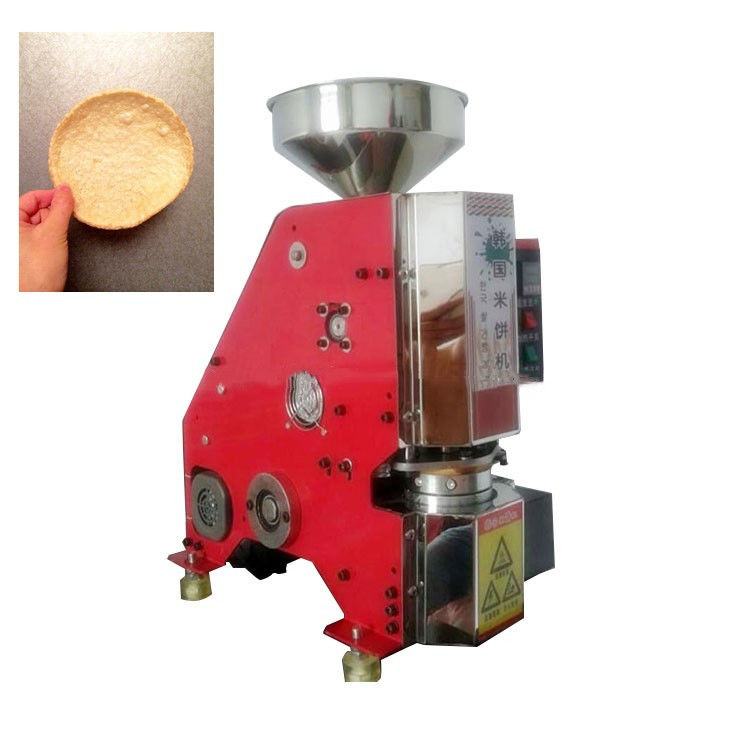 Korea Rice Cake Maker Machine / Snack Food Crispy Thin Rice Cake Maker Machine