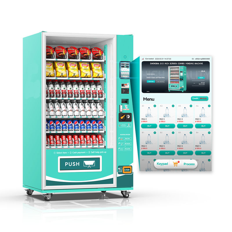 Customized Design China Bulk Vending Machines Commerciële Vending Machine Touch Voor Voedsel En Drank