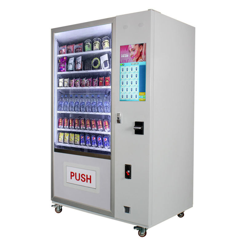 Warm verkopen water verkoopmachine automatische snack drank slim goedkope combo verkoopmachine voor voedingsmiddelen en dranken detailhandel