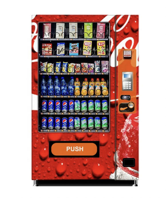 Brandnieuwe automatische verkoopmachines/ EU-leverancier van verkoopmachines voor voedingsmiddelen, dranken en water