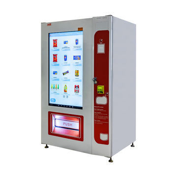 Inrichting Free Standing Smart Advertising LCD Display Vending Machine Met Custom Touch Screen UI, op afstand beheerd digitaal