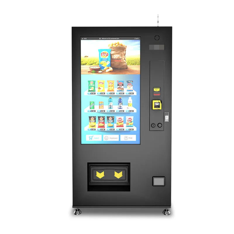 Inrichting Free Standing Smart Advertising LCD Display Vending Machine Met Custom Touch Screen UI, op afstand beheerd digitaal