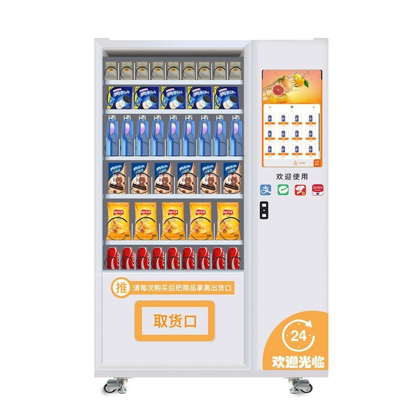 Fabriek op maat goedkoop touchscreen goedkope drank vending machines voor snacks