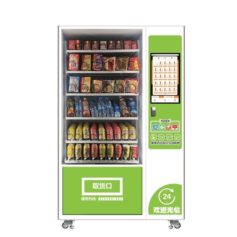 Fabriek op maat goedkoop touchscreen goedkope drank vending machines voor snacks