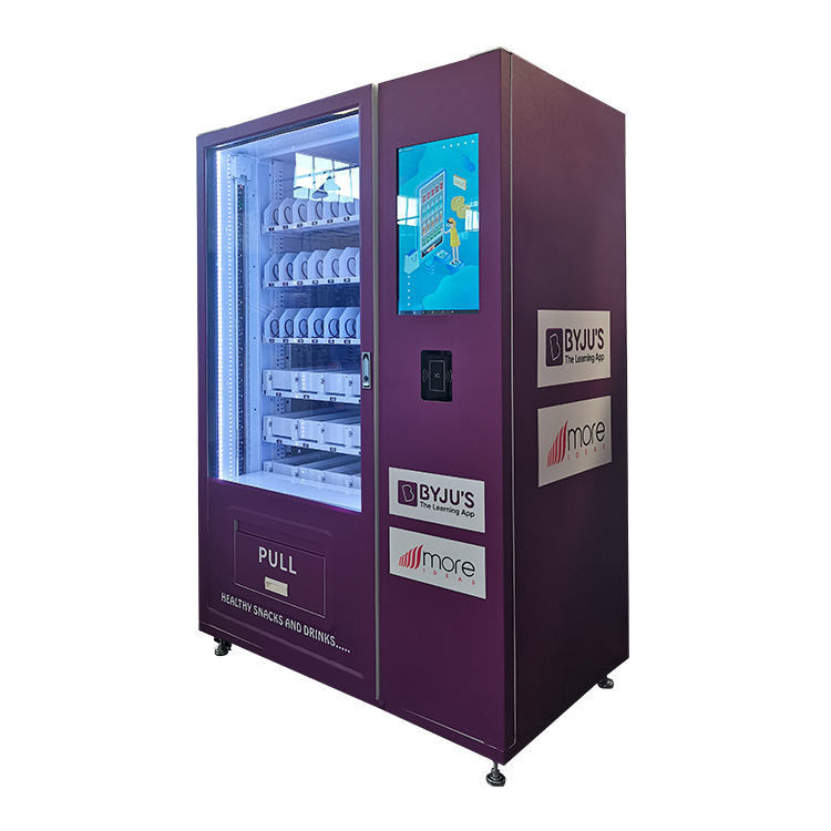 Hightech auto open deur snack koud drankje lift verkoopmachine met spiraal en direct duwen