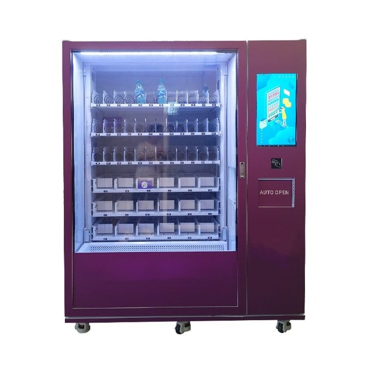 Hightech auto open deur snack koud drankje lift verkoopmachine met spiraal en direct duwen