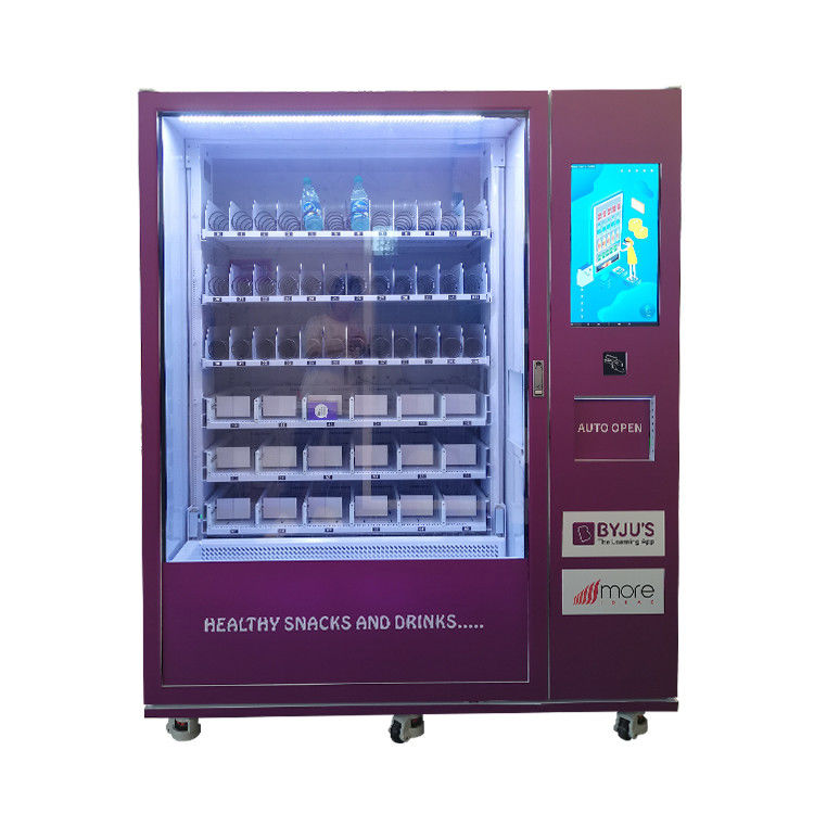 Hightech auto open deur snack koud drankje lift verkoopmachine met spiraal en direct duwen