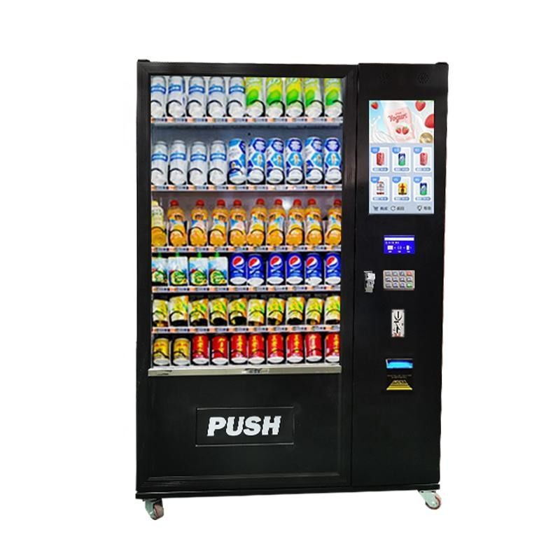In Pakistan Prijs Qr Code Automatische munt bediende drank snack verkoopmachine te koop