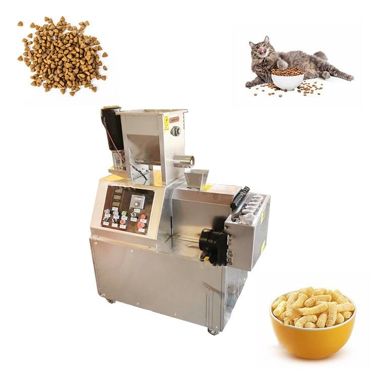 5.5kw Snack Bar Twin Screw Extruder Gepofte Maïschips Snacks Voedselmachine