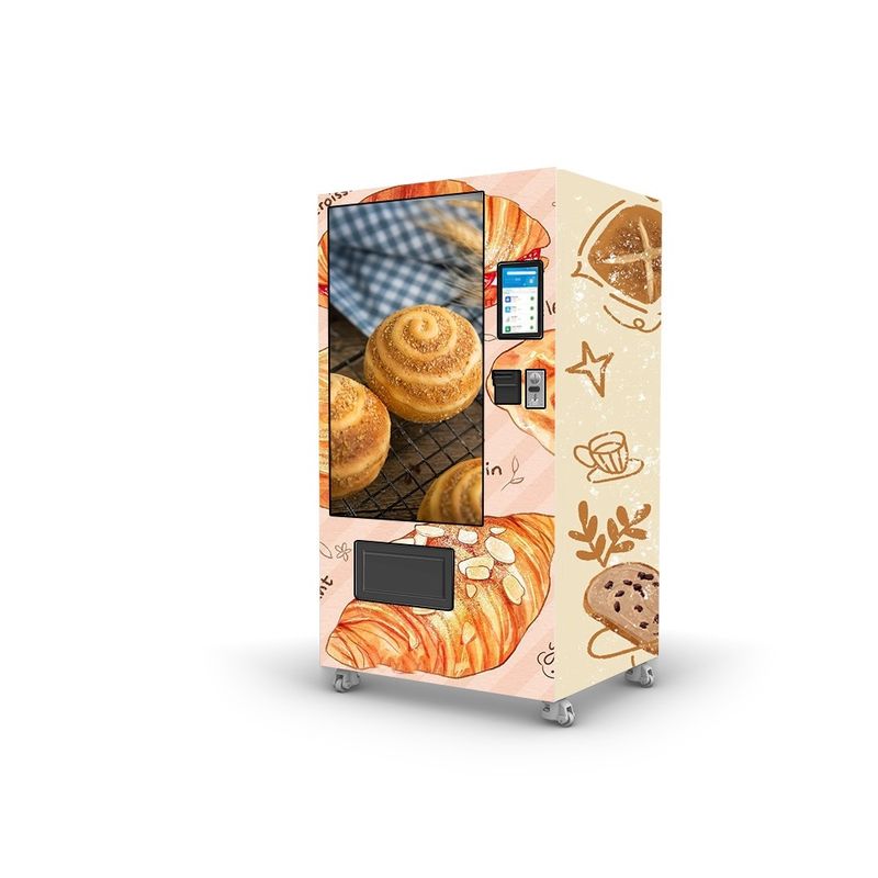 50W automatische brood snack voedsel en drank producten Qr Pay automaten