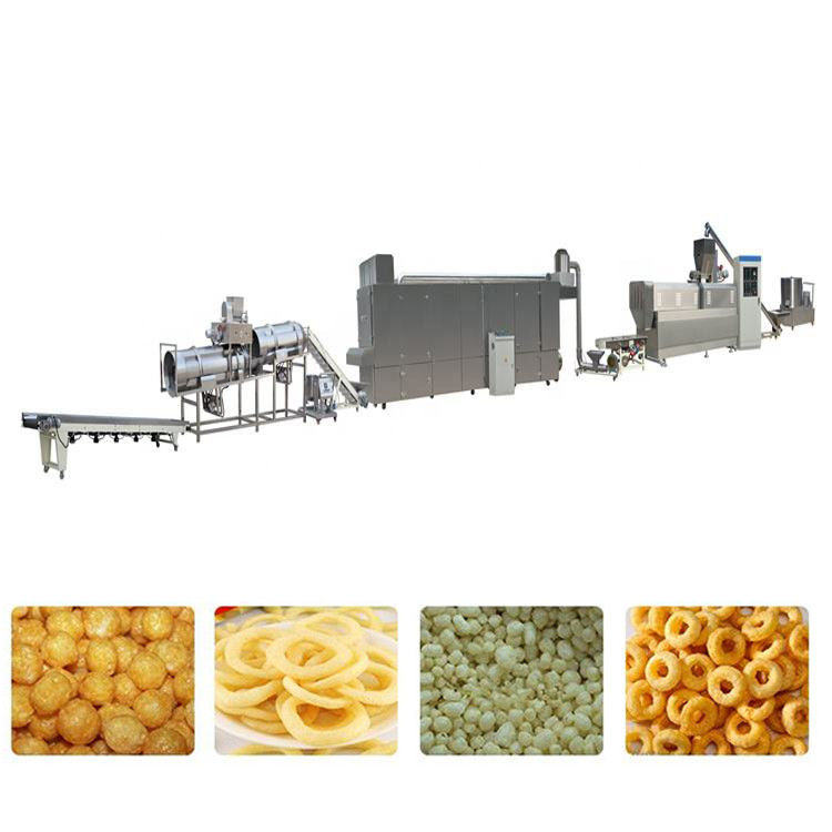 Volledig automatische snackproductielijn Voedingsmachine binnen 380V/220V/110V Spanning