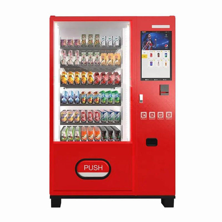 Grote verkoopmachines voor vers voedsel voor hotel-metrostations en winkelcentra