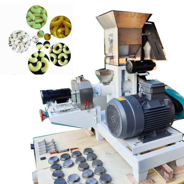 Makkelijke bediening Snack maken Machines Volledig automatische snack productielijn met aangepaste kleur schilder sticker